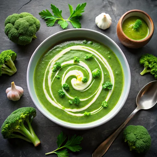 সবুজ ভেজিটেবল ক্রিম স্যুপ